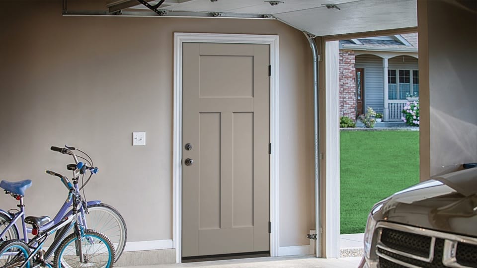 Entry Door Between My House And Garage, How To Install An Exterior Door In A Garage